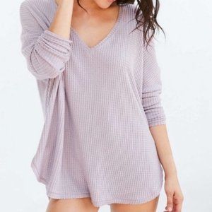 Urban Outfitters Out From Under Waffle Knit Top M